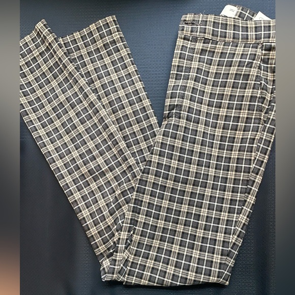 Plaid Brown Comfortable Pants - Picture 1 of 3